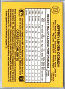 1986 Donruss Jeff Dedmon