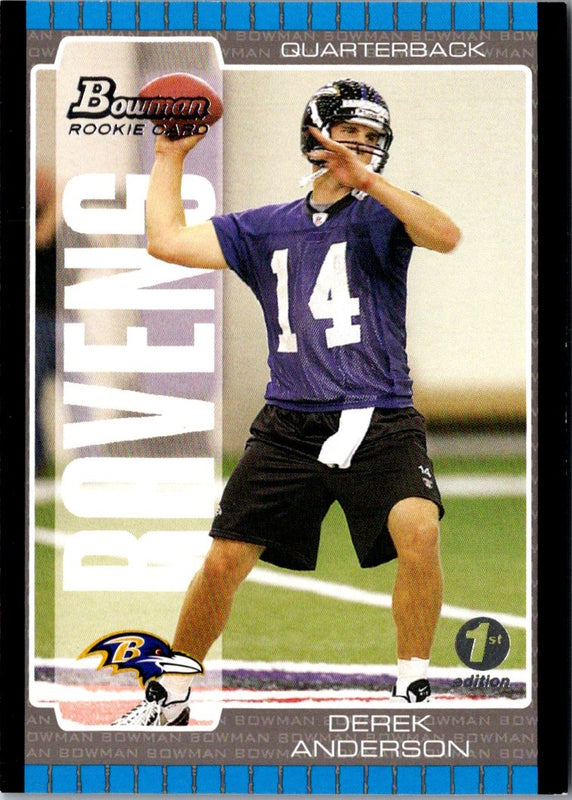 2005 Bowman First Edition Derek Anderson #164