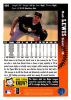 1997 Collector's Choice Mark Lewis #456