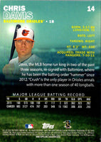 2016 Stadium Club Chris Davis #14