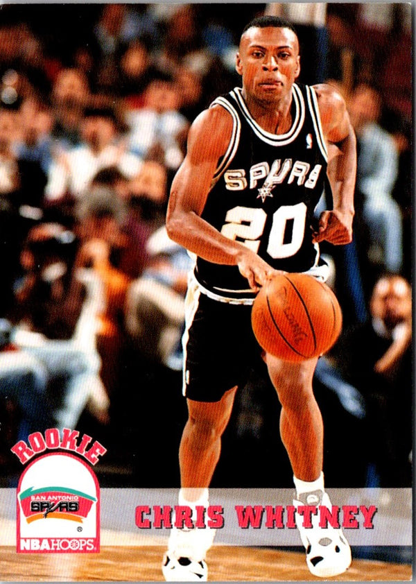 1993 Hoops Chris Whitney #406 Rookie