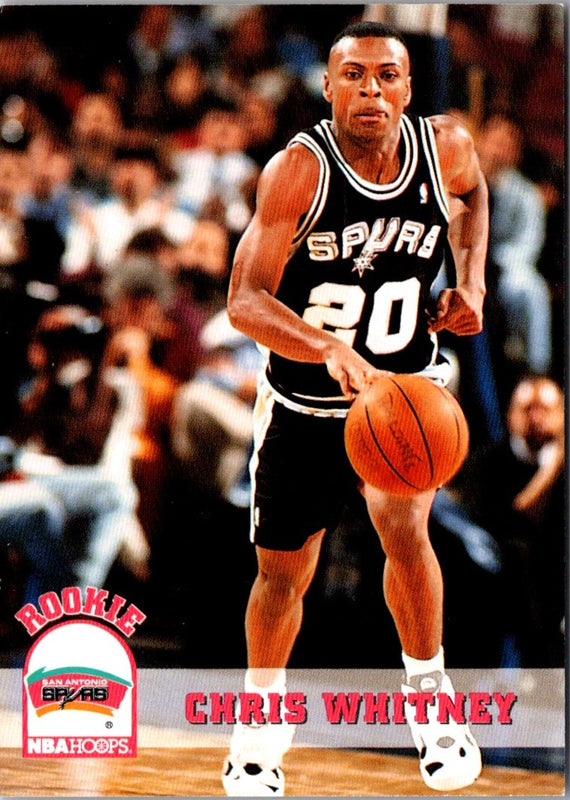 1993 Hoops Chris Whitney #406 Rookie