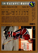 1992 Classic Draft Picks Valeri Bure