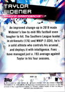 2019 Bowman Scouts' Top 100 Taylor Widener