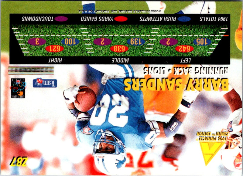 1995 Zenith Barry Sanders