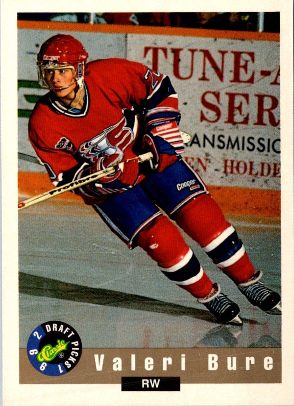 1992 Classic Draft Picks Valeri Bure #14