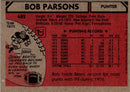 1980 Topps Bob Parsons