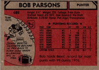 1980 Topps Bob Parsons #482 NM-MT