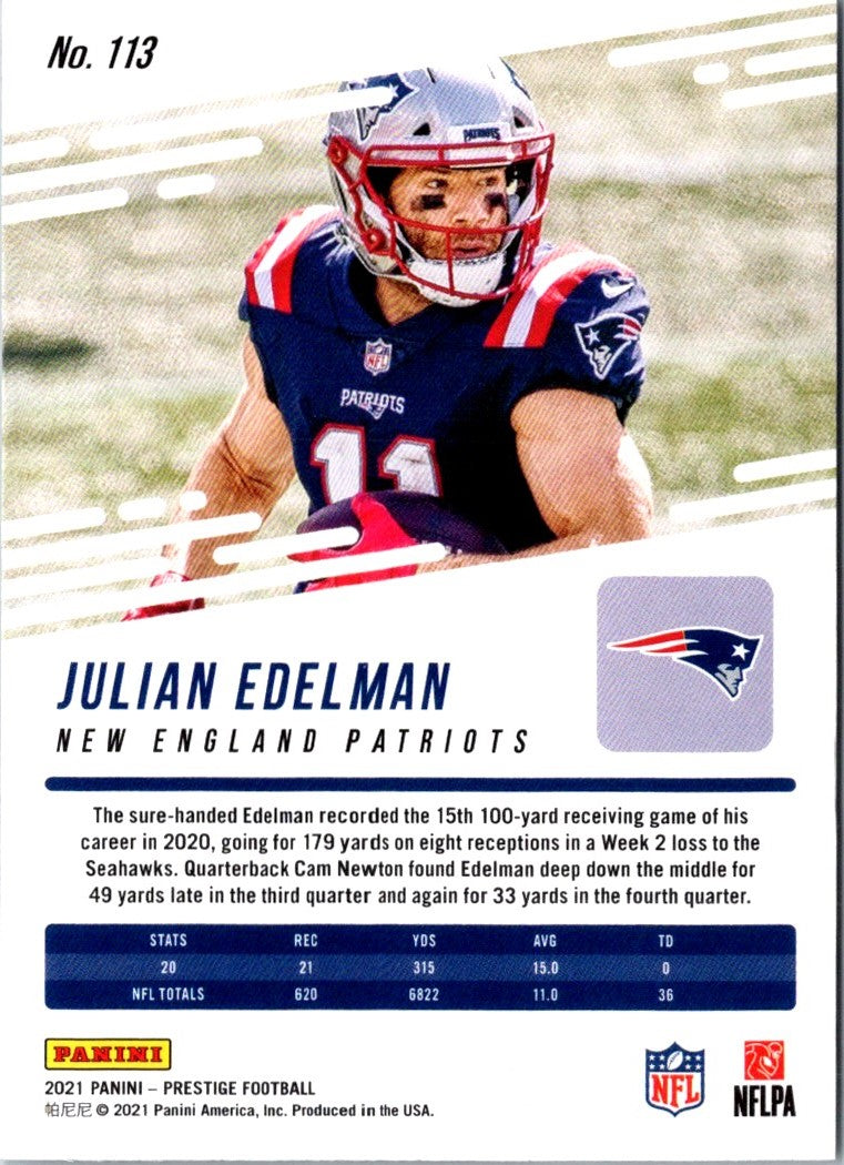 2021 Panini Prestige Julian Edelman