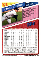 1993 Topps Gold Frank Castillo #533