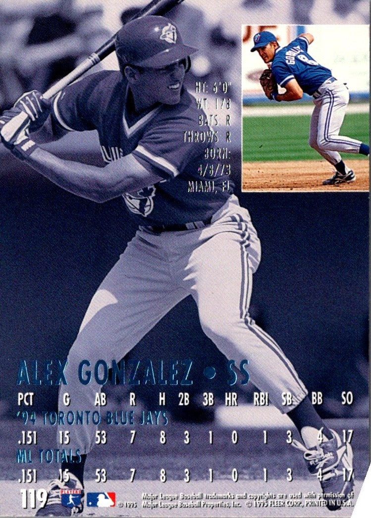 1995 Ultra Alex Gonzalez