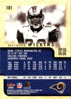 2002 Fleer Genuine Terrence Wilkins #101