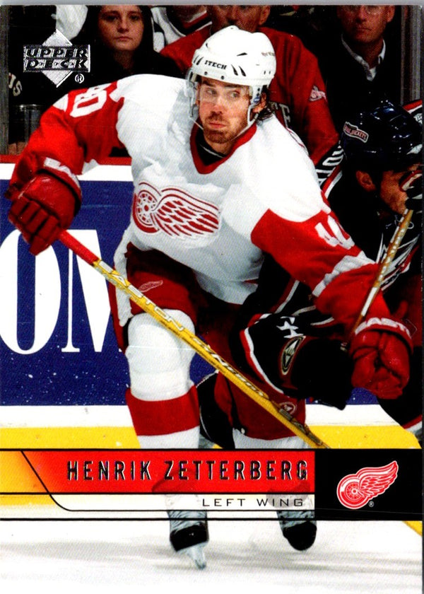 2006 Upper Deck Henrik Zetterberg #323