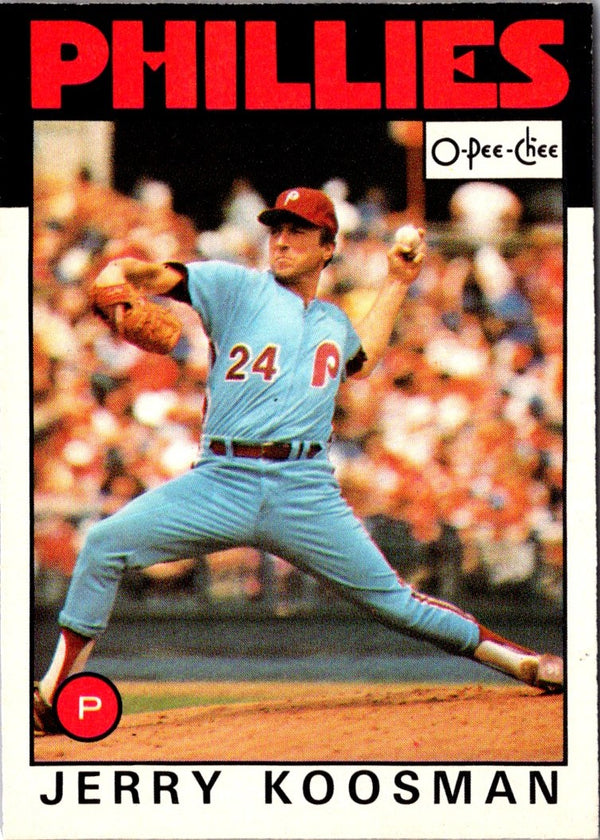 1986 O-Pee-Chee Jerry Koosman #343