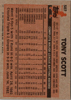 1983 Topps Tony Scott #507 EX