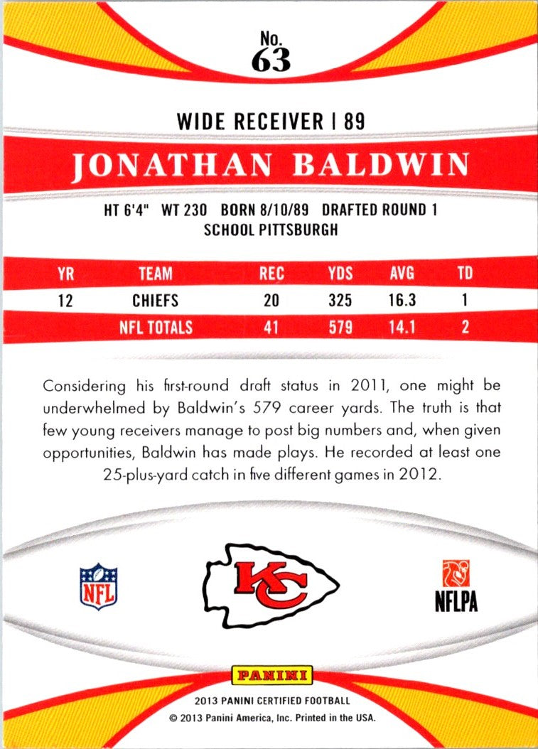 2013 Panini Certified Jonathan Baldwin