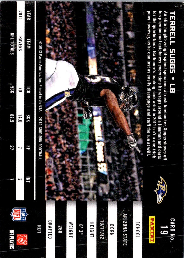 2012 Panini Gridiron Terrell Suggs