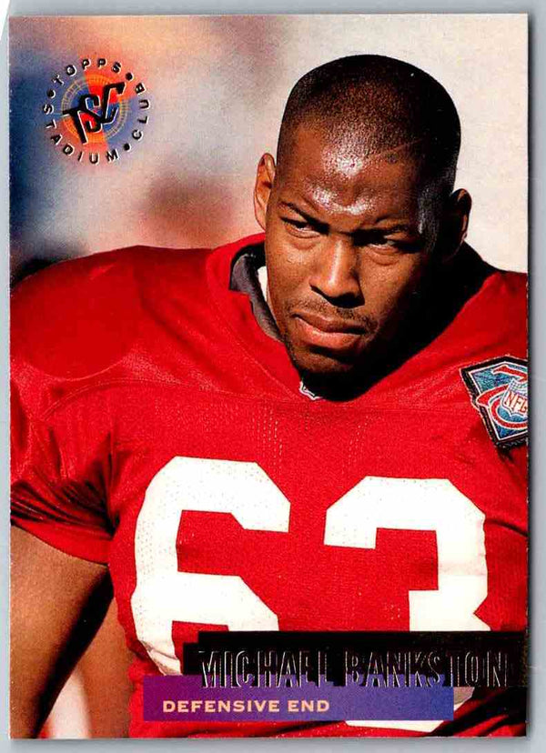1997 Topps Stadium Club Football Michael Bankston #48