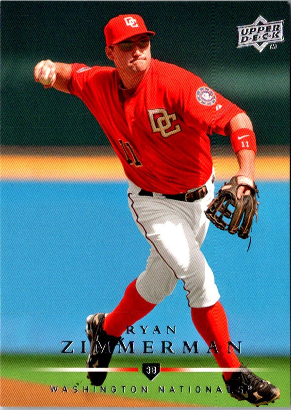 2008 Upper Deck Ryan Zimmerman #694