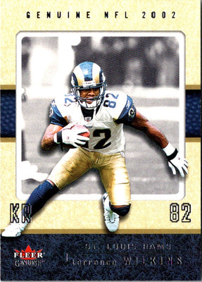 2002 Fleer Genuine Terrence Wilkins #101