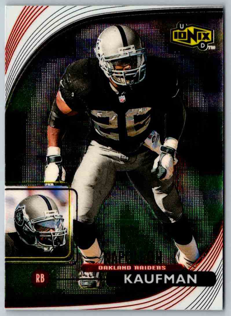 1999 Upper Deck Ionix Napoleon Kaufman