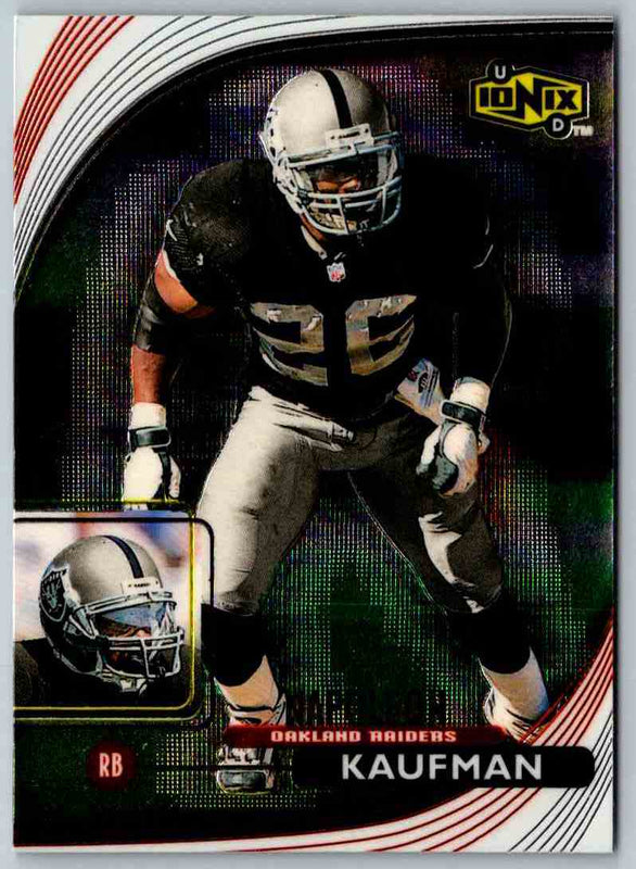 1999 Upper Deck Ionix Napoleon Kaufman #41