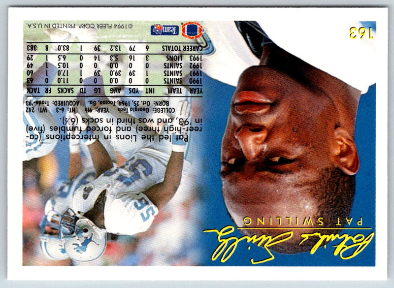 1994 Fleer Pat Swilling