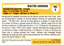 1980 SSPC HOF Walter Johnson
