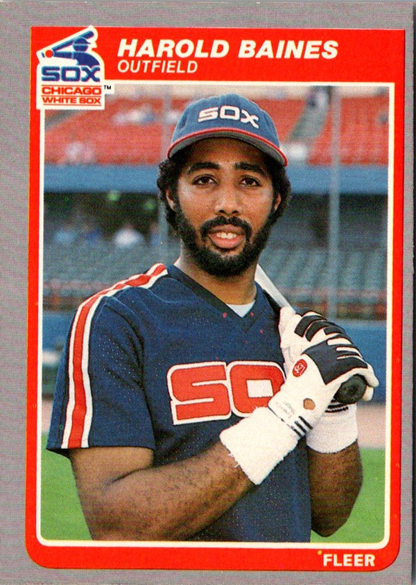 1985 Fleer Harold Baines #507