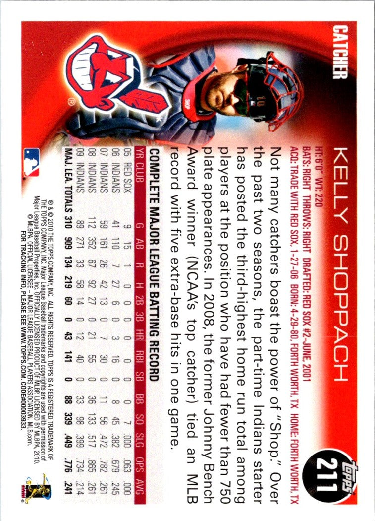 2010 Topps Kelly Shoppach