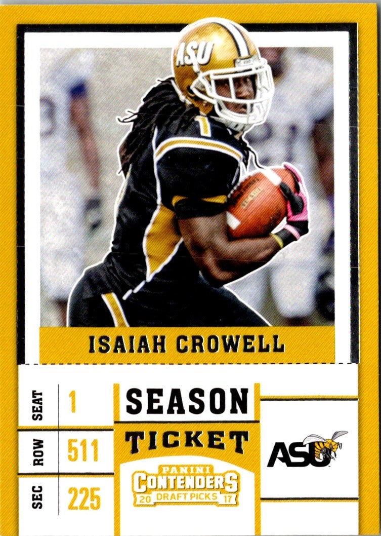 2017 Panini Contenders Draft Picks Isaiah Crowell