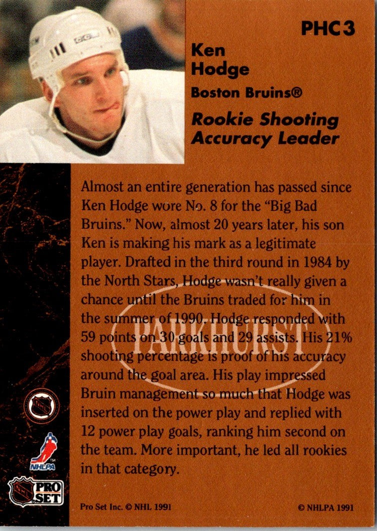 1991 Parkhurst Collectibles Ken Hodge