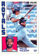 1984 O-Pee-Chee Willie Wilson