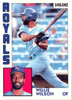1984 O-Pee-Chee Willie Wilson #5