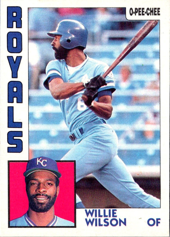 1984 O-Pee-Chee Willie Wilson #5