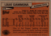 1981 Topps Louie Giammona #318 NM-MT