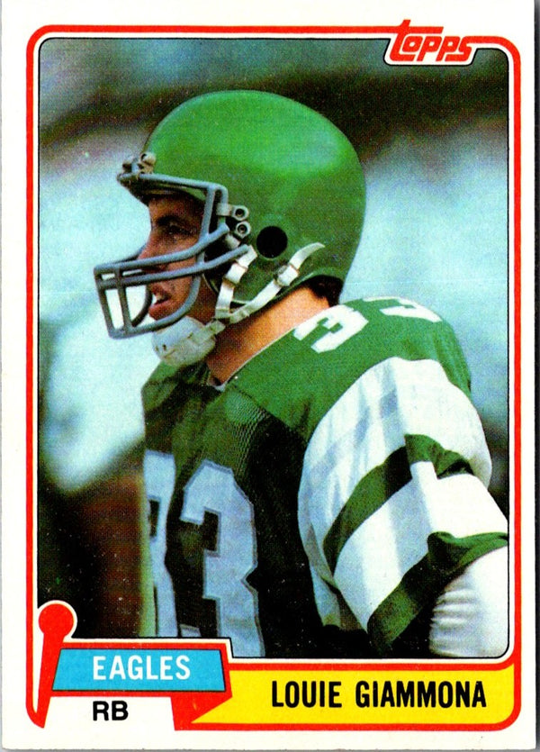 1981 Topps Louie Giammona #318 NM-MT