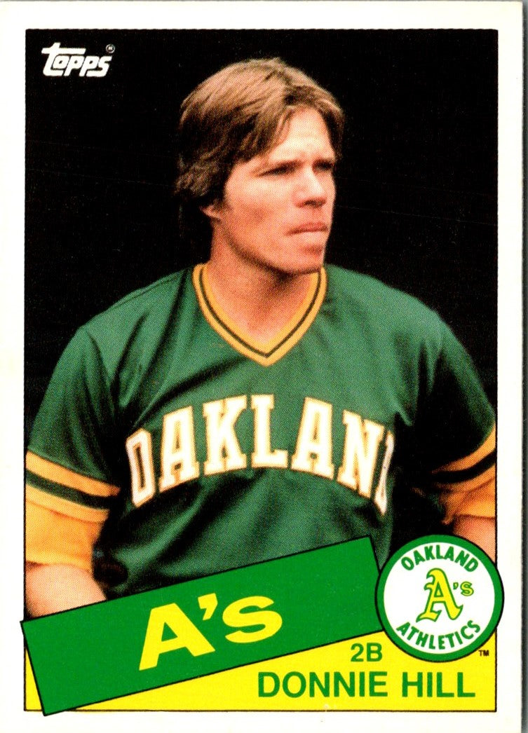 1985 Topps Traded Donnie Hill