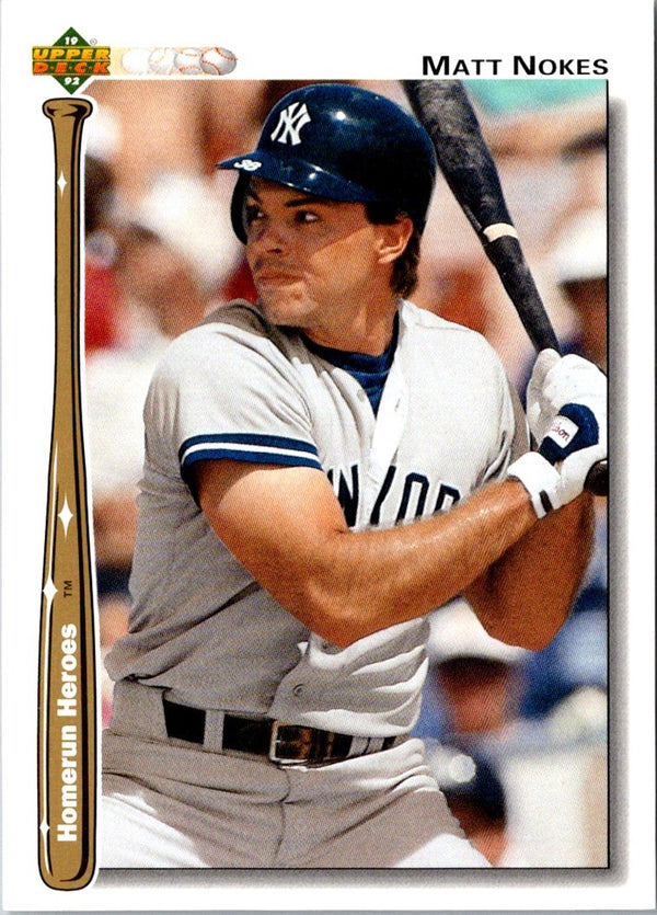 1992 Upper Deck Home Run Heroes Matt Nokes #HR22