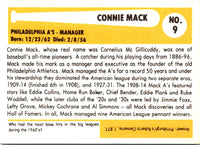 1980 SSPC HOF Connie Mack #9
