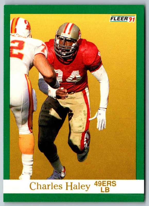 1991 Fleer Charles Haley #356
