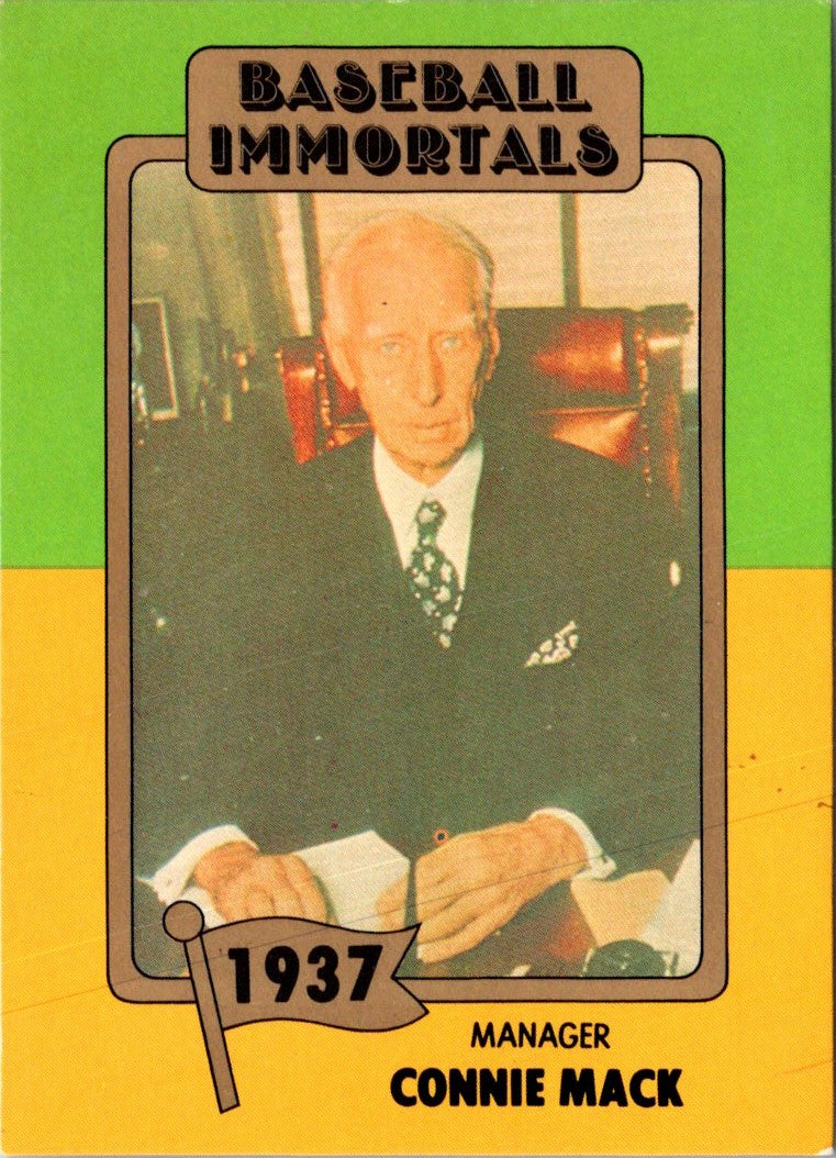 1980 SSPC HOF Connie Mack
