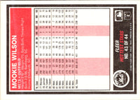 1987 Fleer Hottest Stars Mookie Wilson #43
