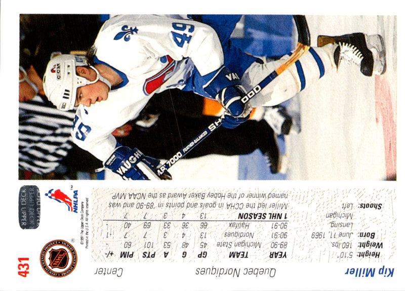 1991 Upper Deck Kip Miller