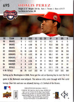 2008 Upper Deck Odalis Perez #695