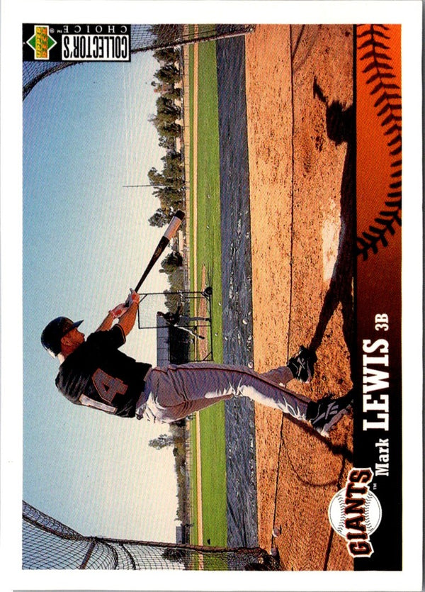 1997 Collector's Choice Mark Lewis #456