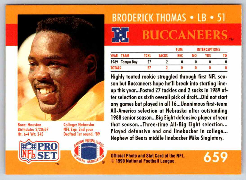 1992 Proset Broderick Thomas