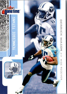 2001 Fleer Game Time Derrick Mason #76