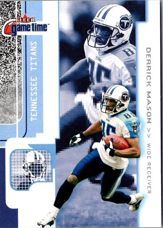 2001 Fleer Game Time Derrick Mason #76