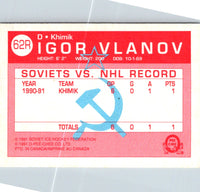 1991 O-Pee-Chee Central Red Army Igor Vlanov #62R